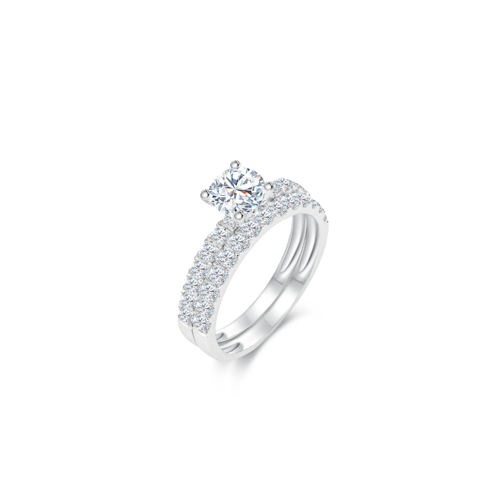 Pave Wedding Set - ANJewels