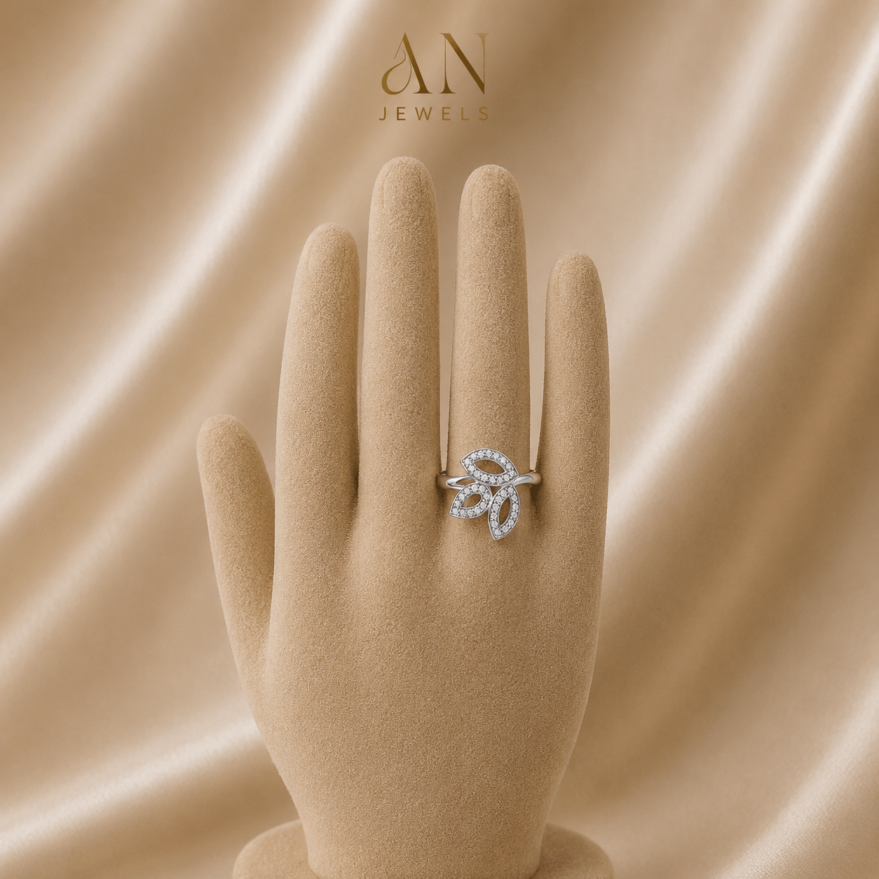 Petal Cluster Diamond Ring