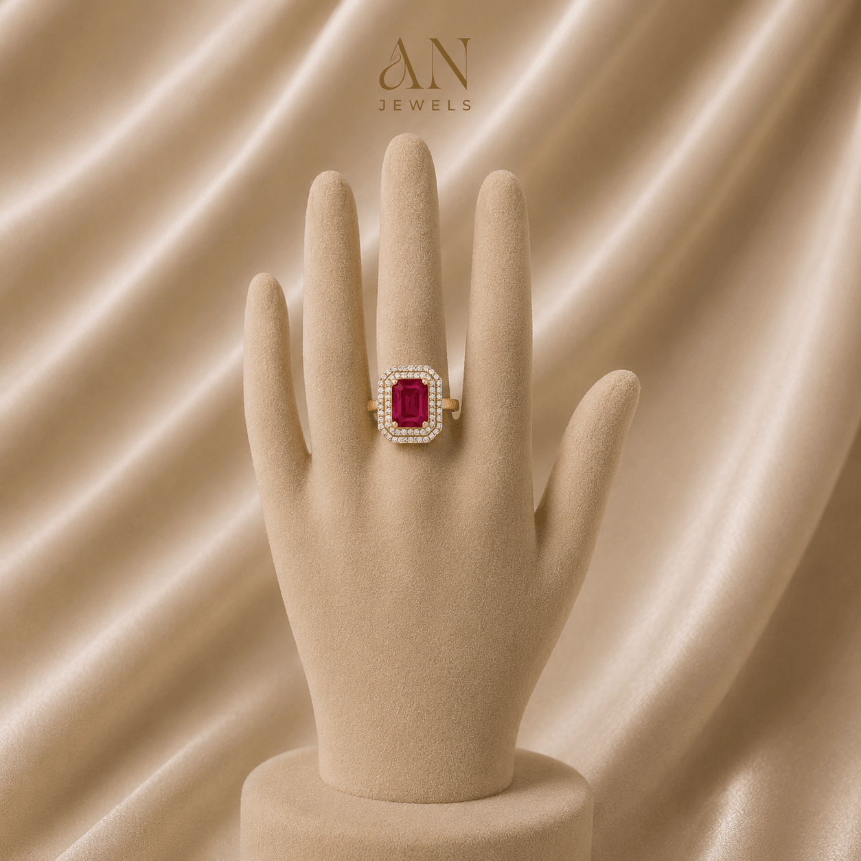 Pink Gemstone Ring