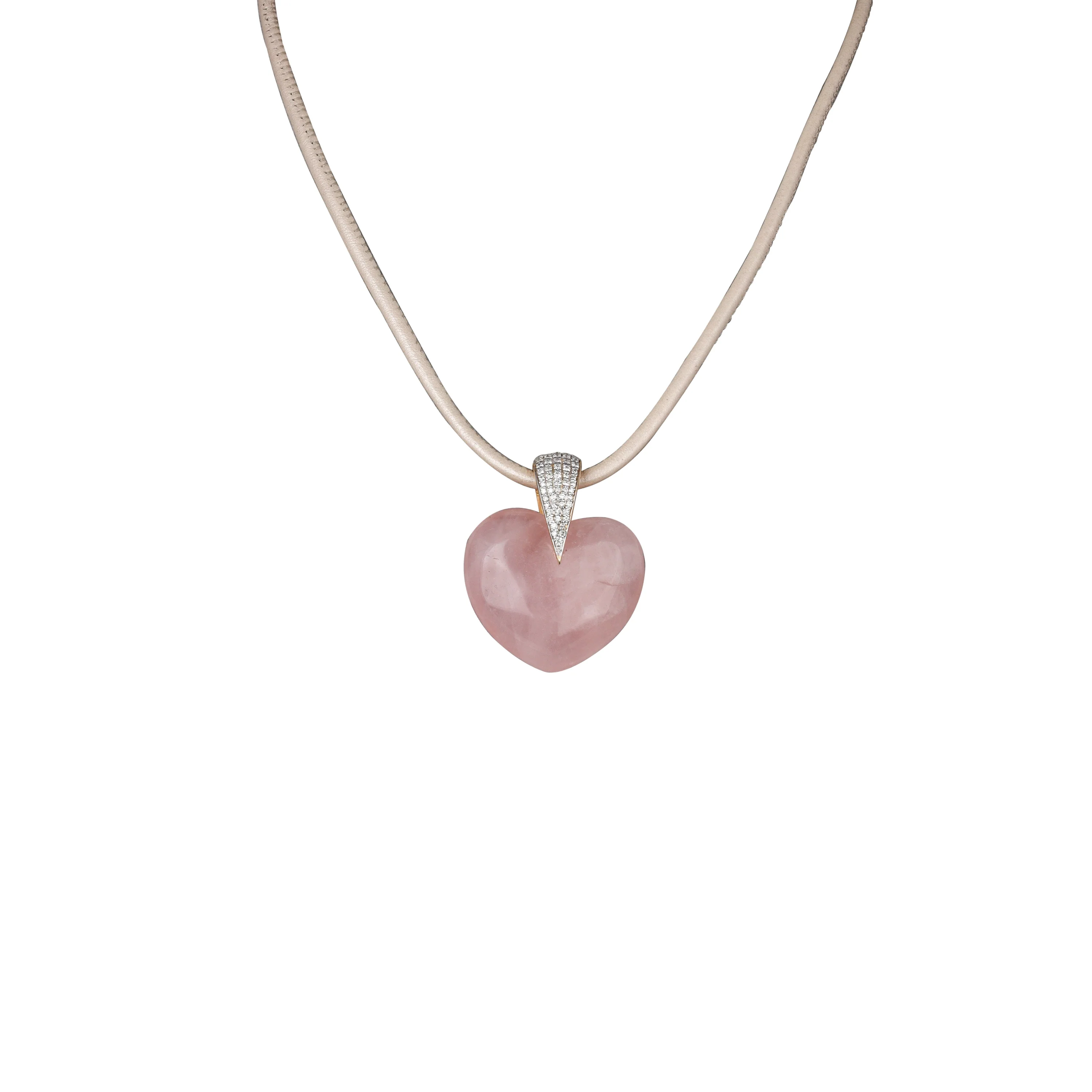 Pink Heart Necklace