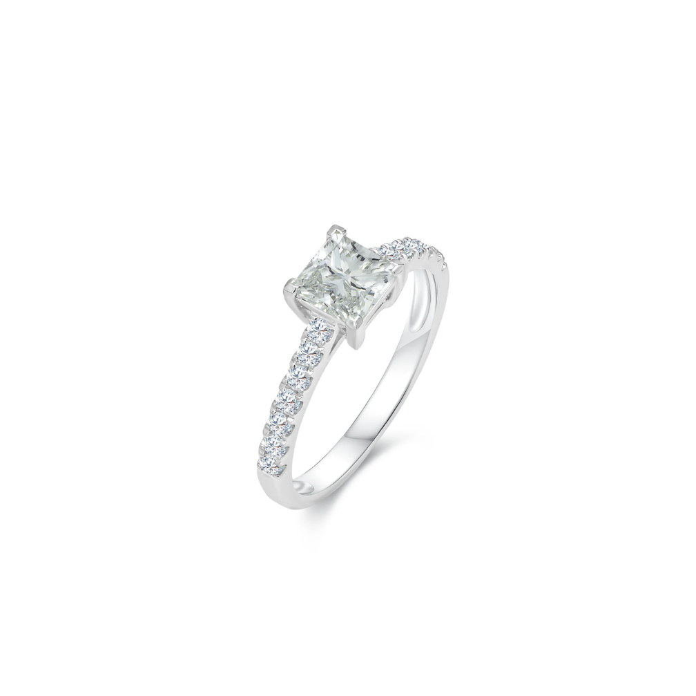 Princess Diamond Engagement Ring - ANJewels