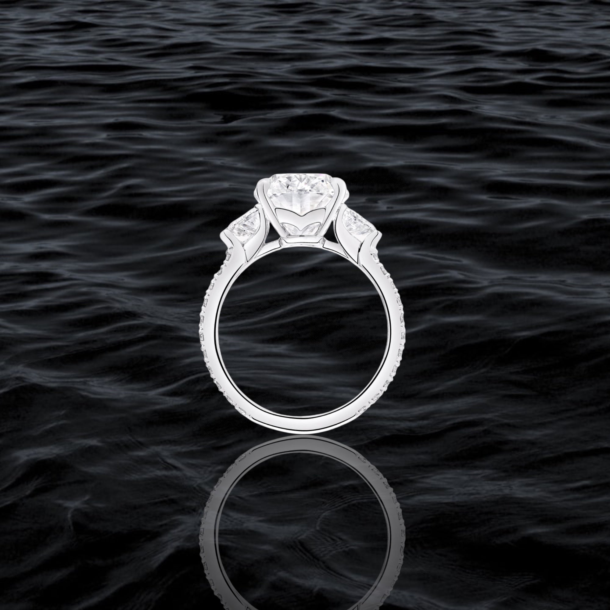 Radiant Cushion-Cut Diamond Ring