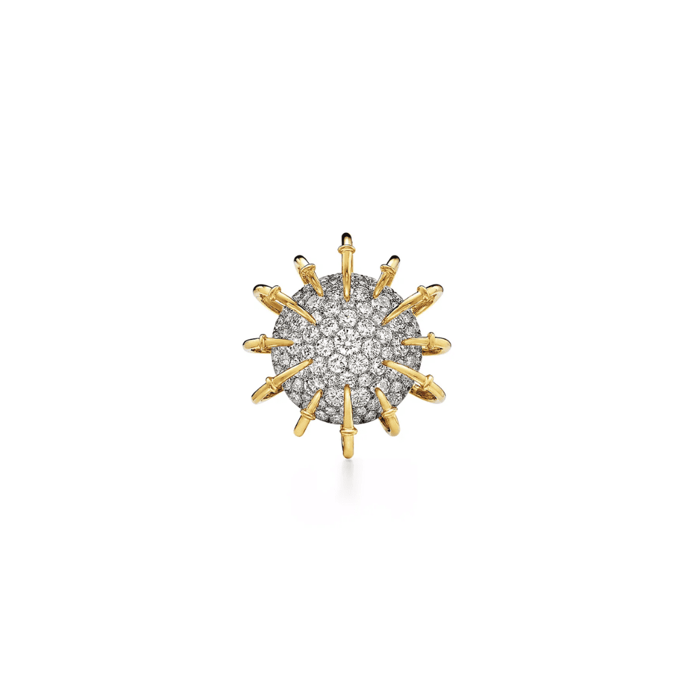 Radiant Sunburst Brooch