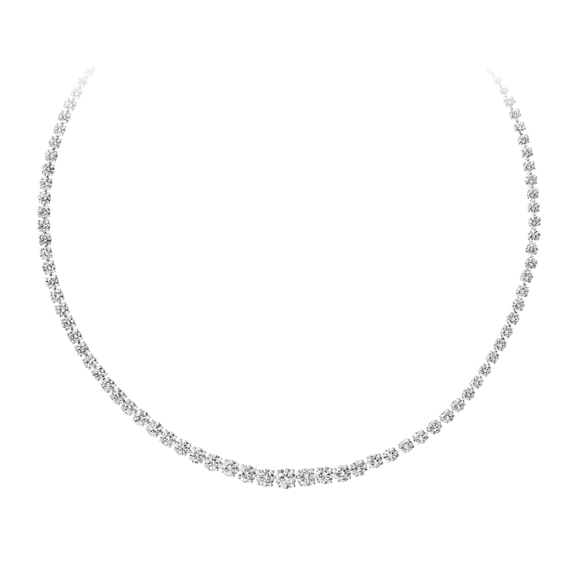 Round Diamond Necklace