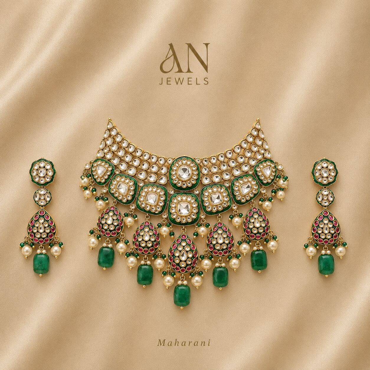 Royal Bloom Necklace & Earrings