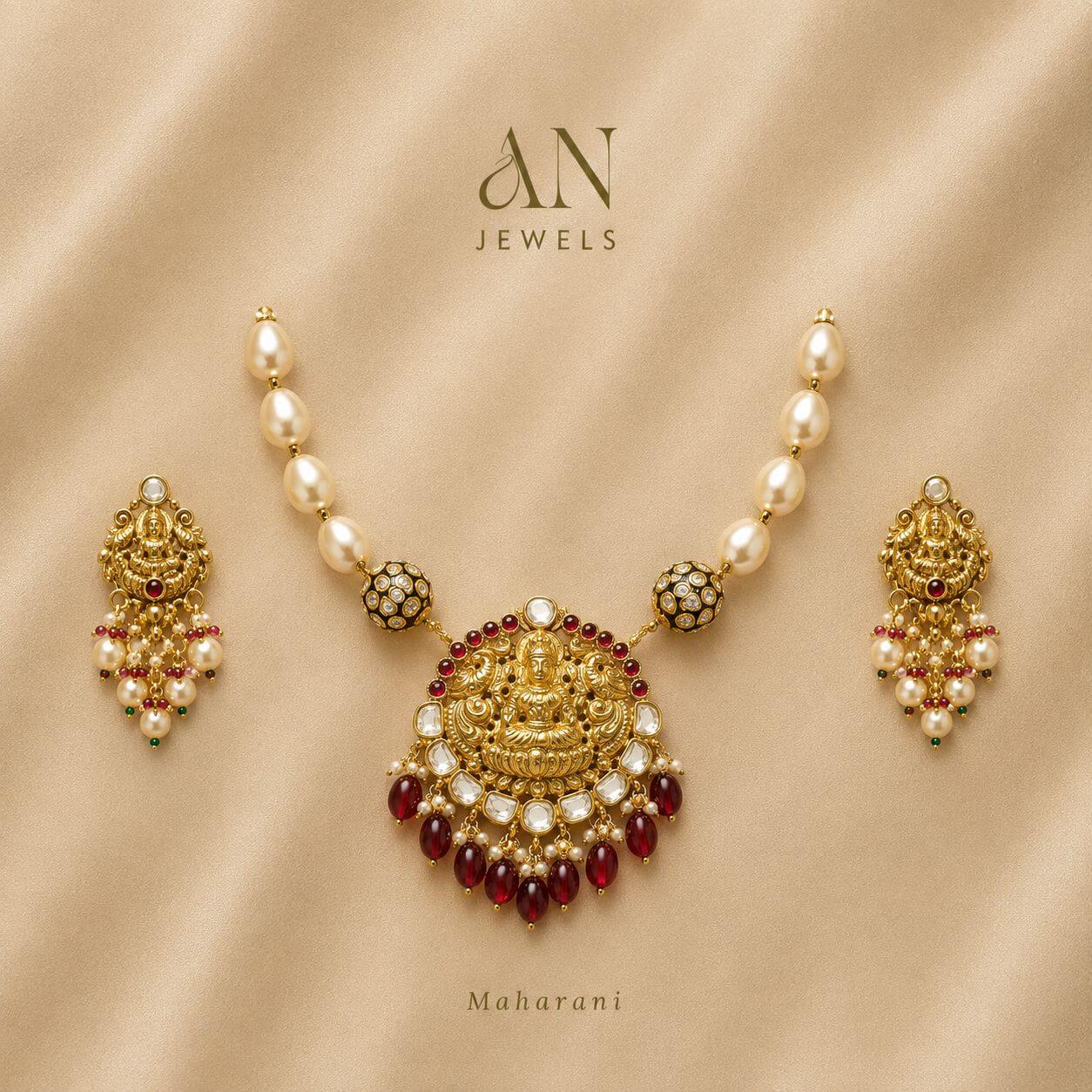 Royal Ruby Necklace & Earrings