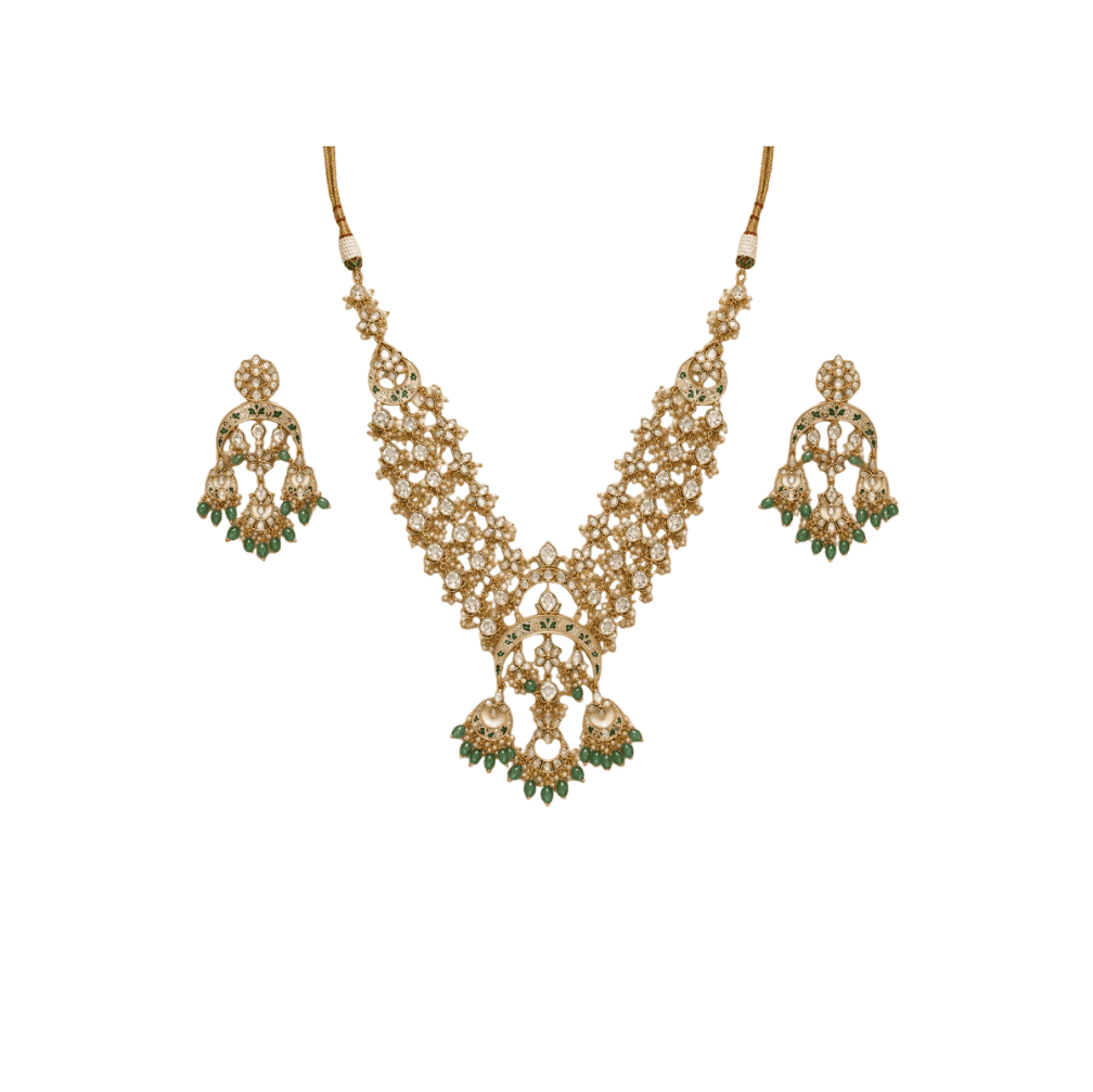 Royal Cascade Haar & Earrings