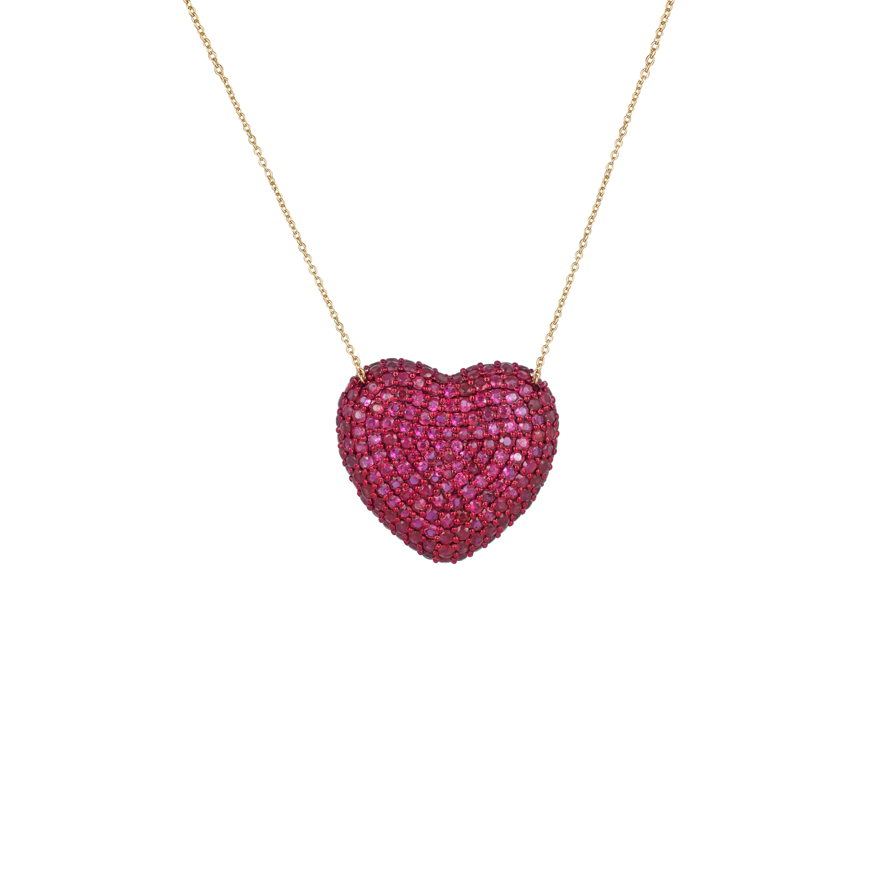 Ruby Heart Pendant