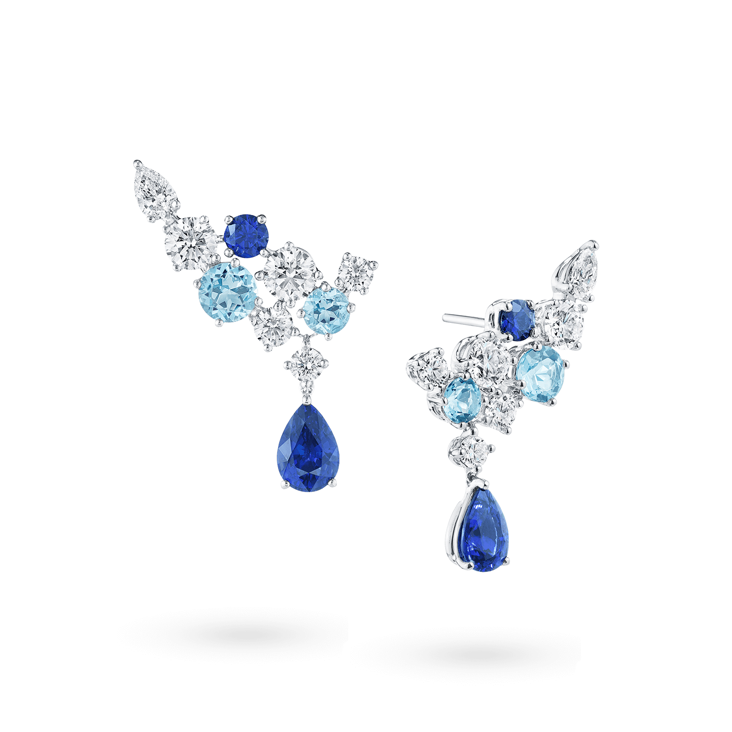 Sapphire Waterfall Earrings