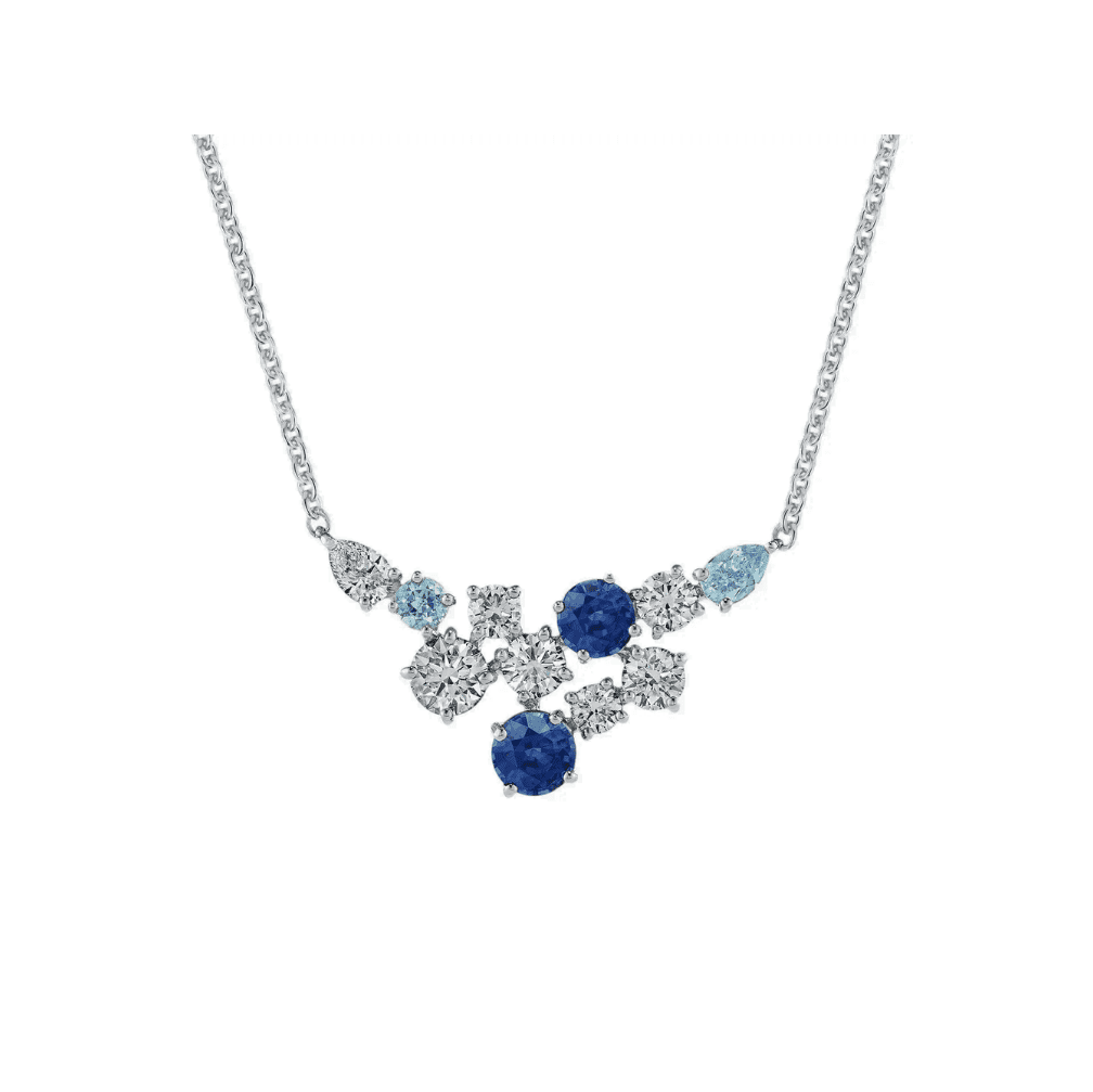 Sparkling cluster diamond - ANJewels