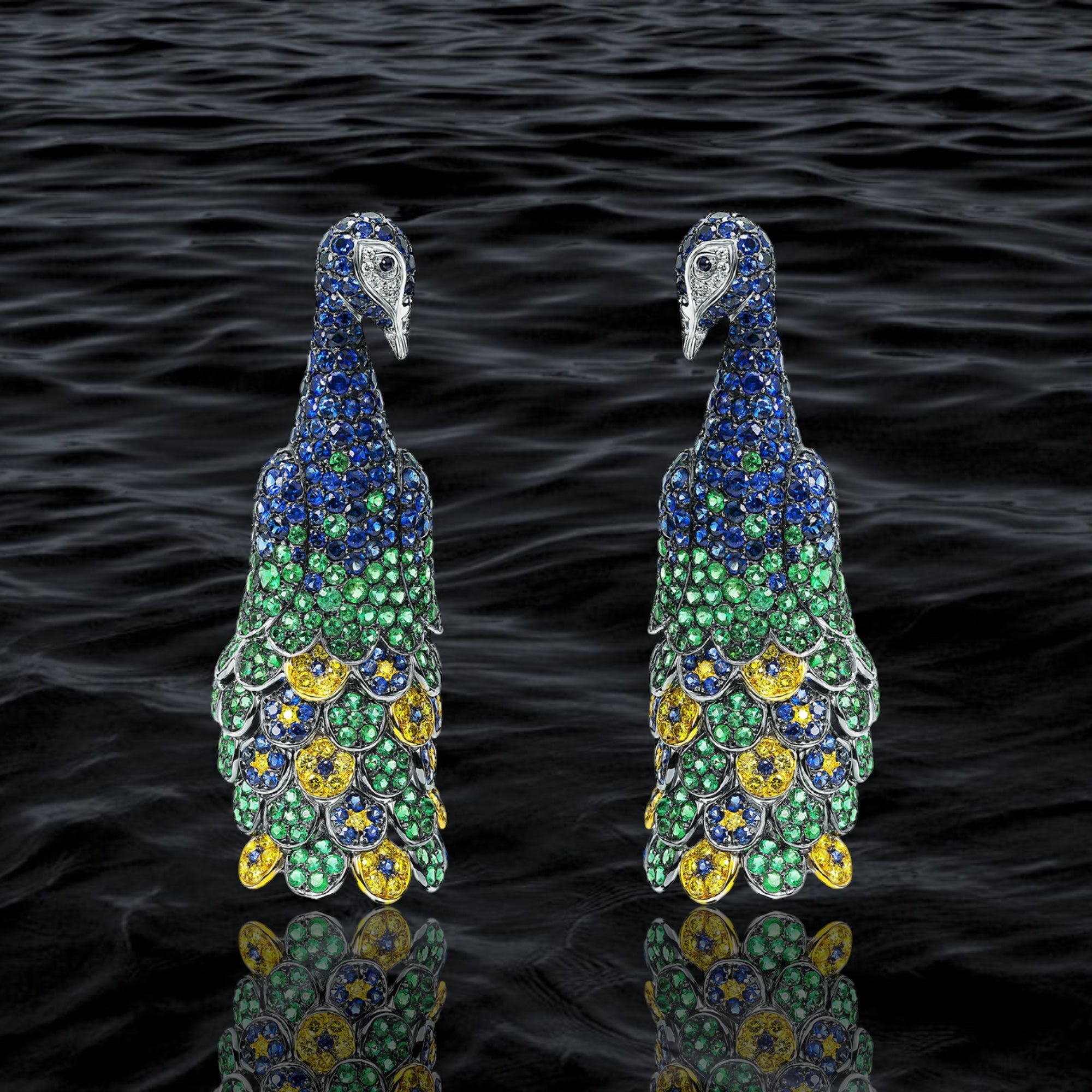 Royal Plume Earrings