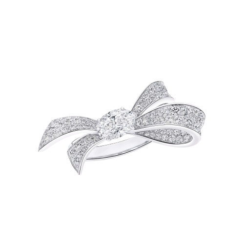 Diamond Bow Cocktail Ring