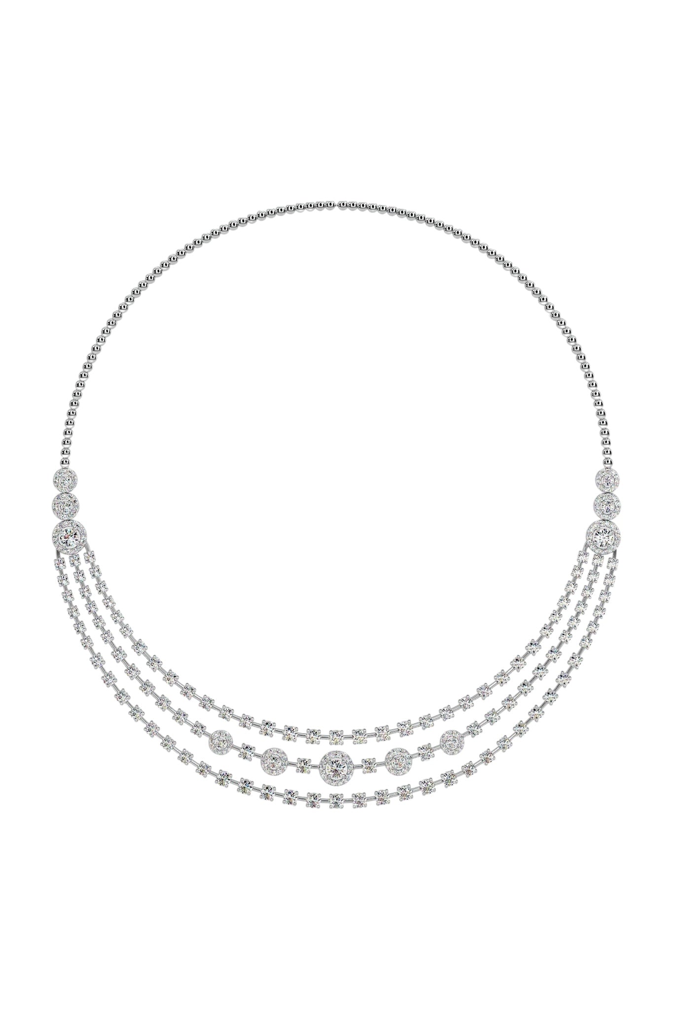 Trinity Halo Necklace