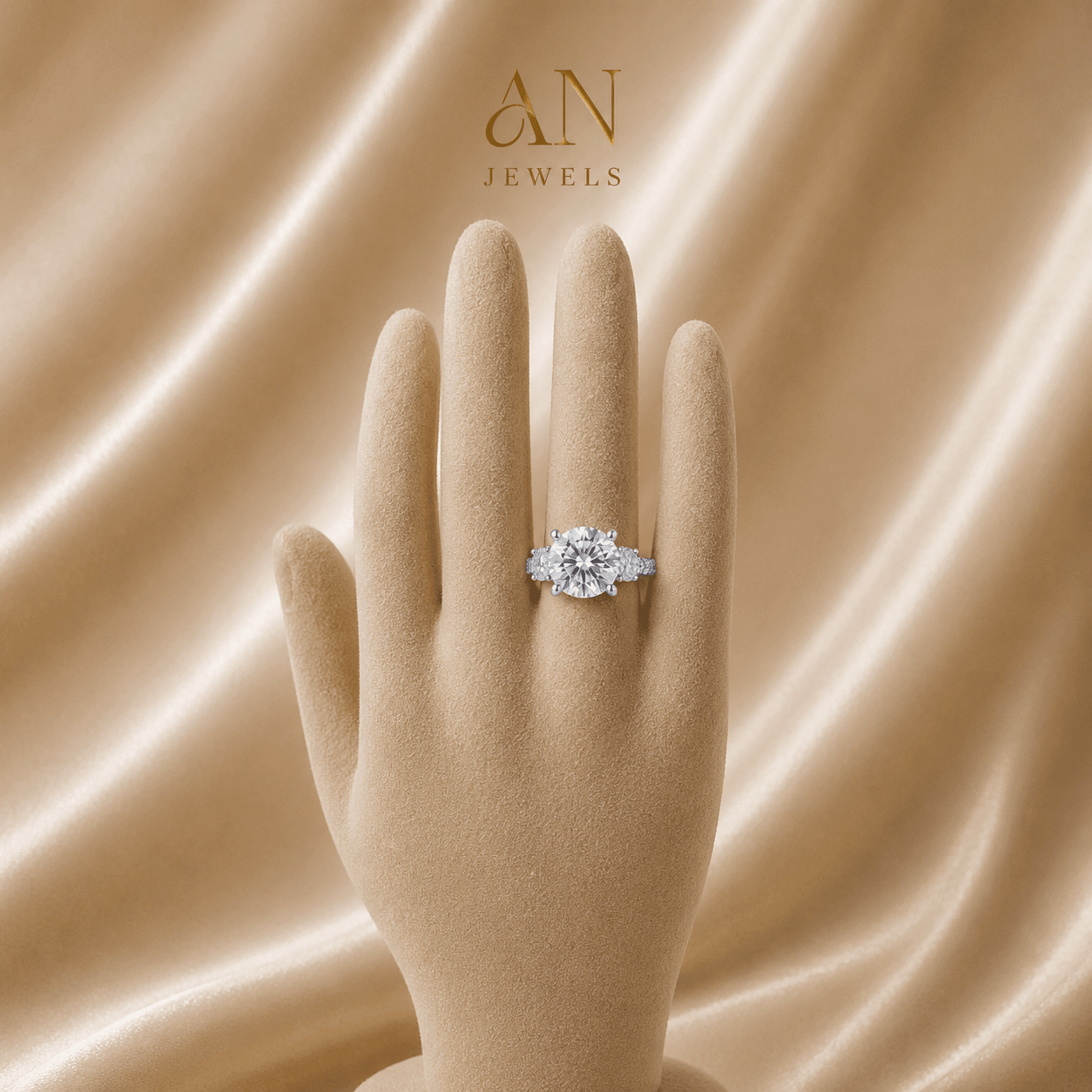Trinity Solitaire Ring