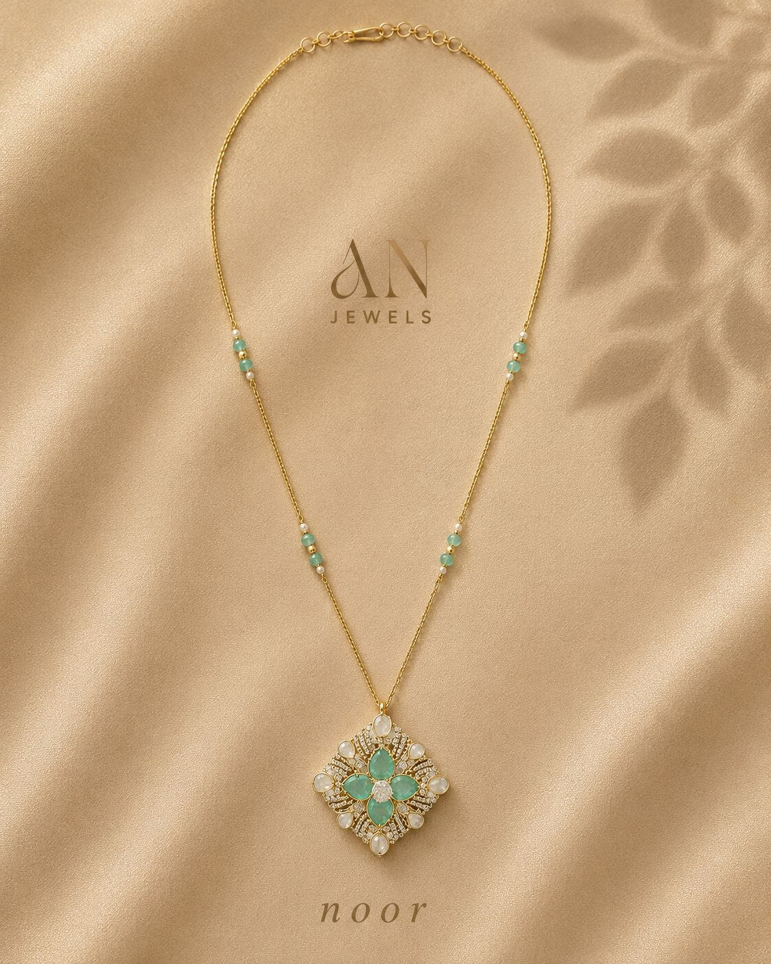 Turquoise Bloom Pendant