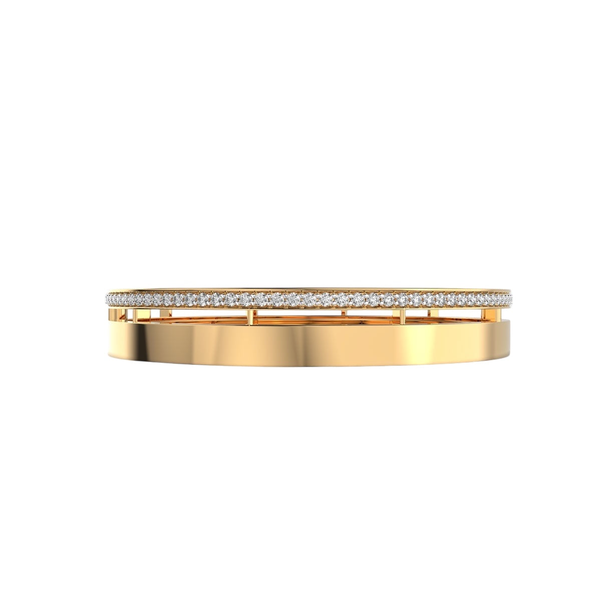 Golden Pave Top Bangle