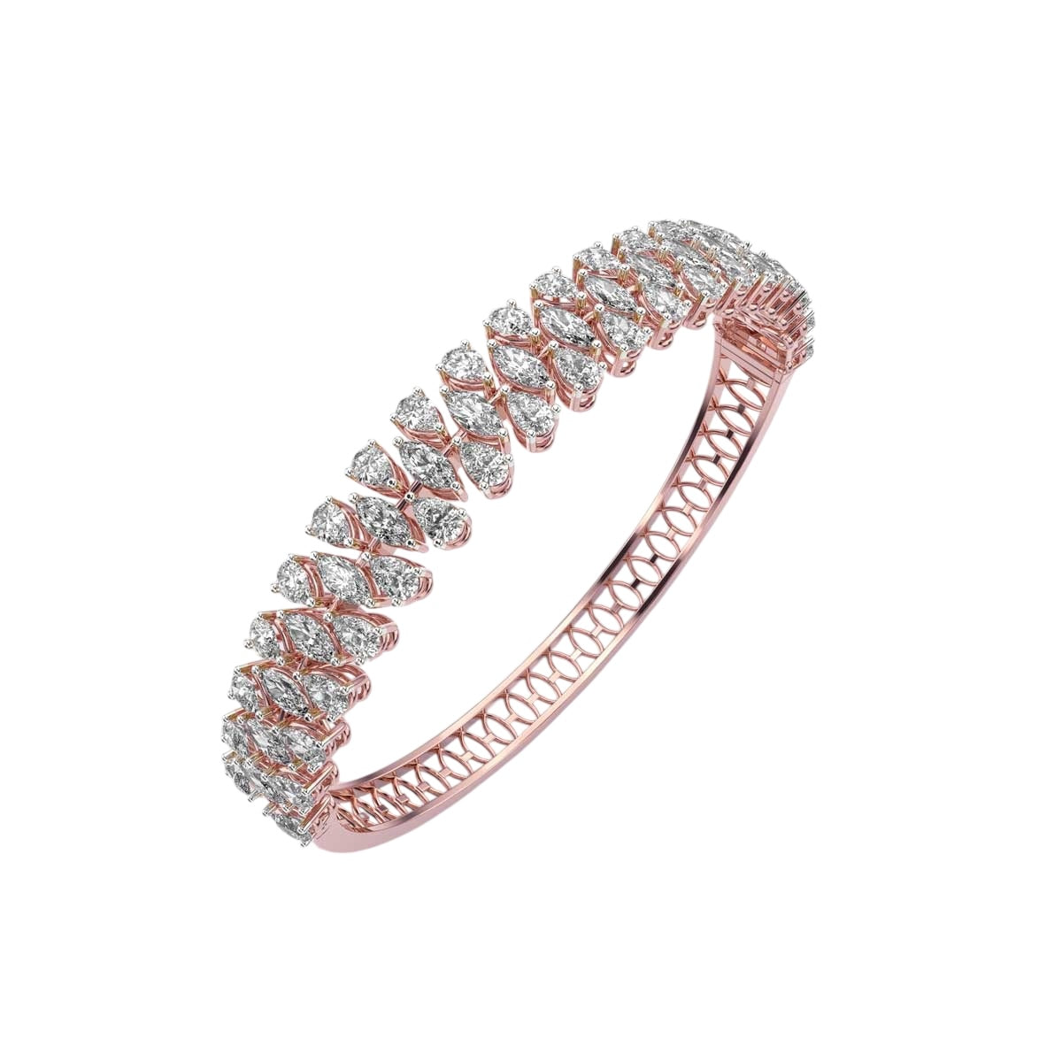 Marquise Feather Bangle