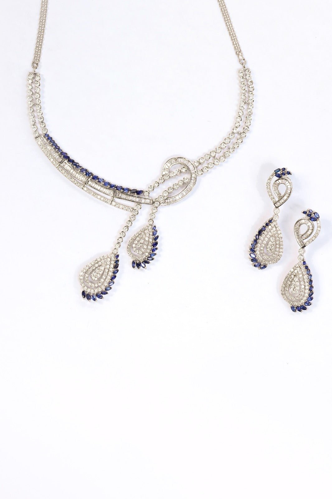 The Sapphire Cascade Necklace