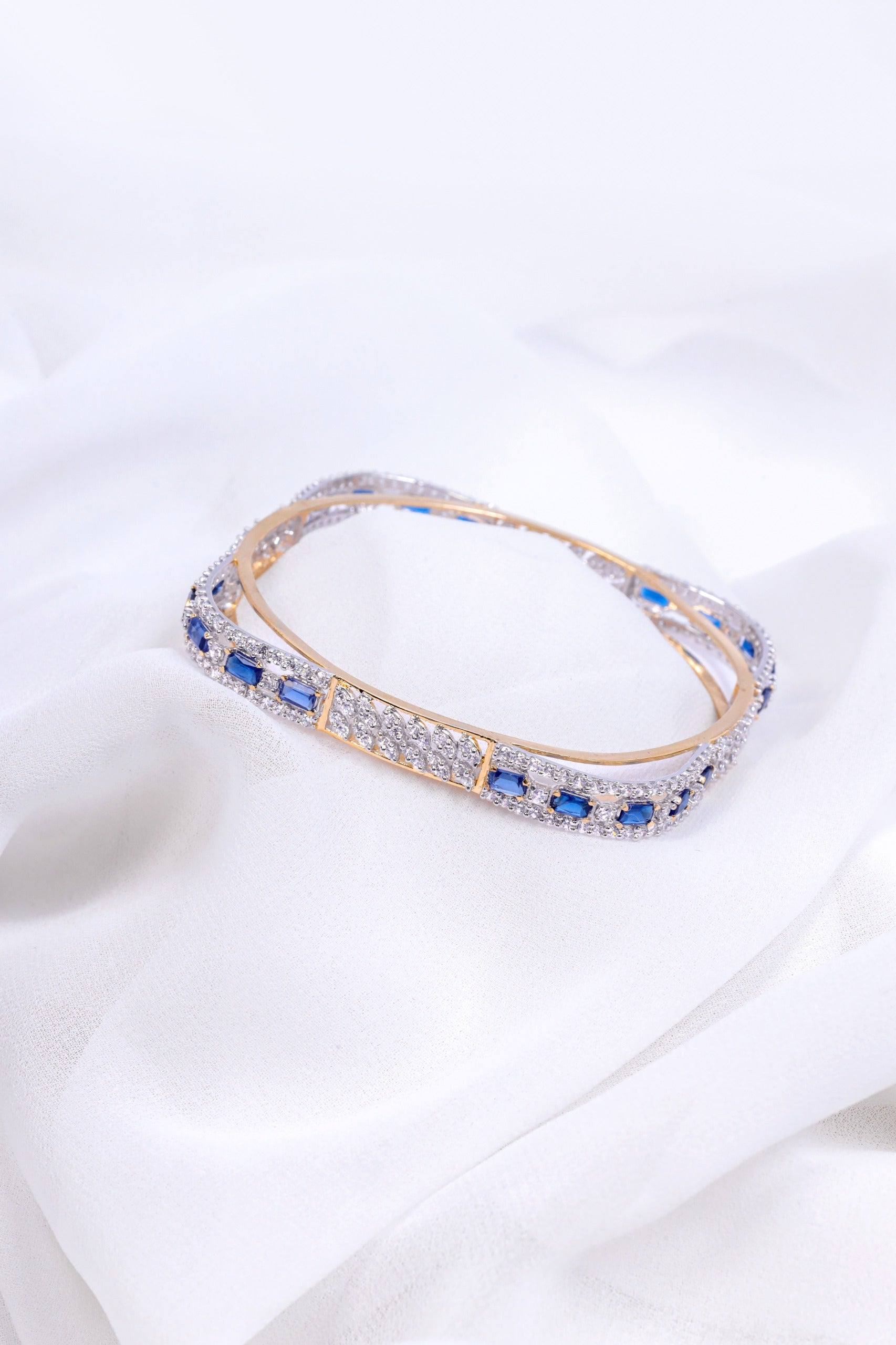 Sapphire Twist Bangle