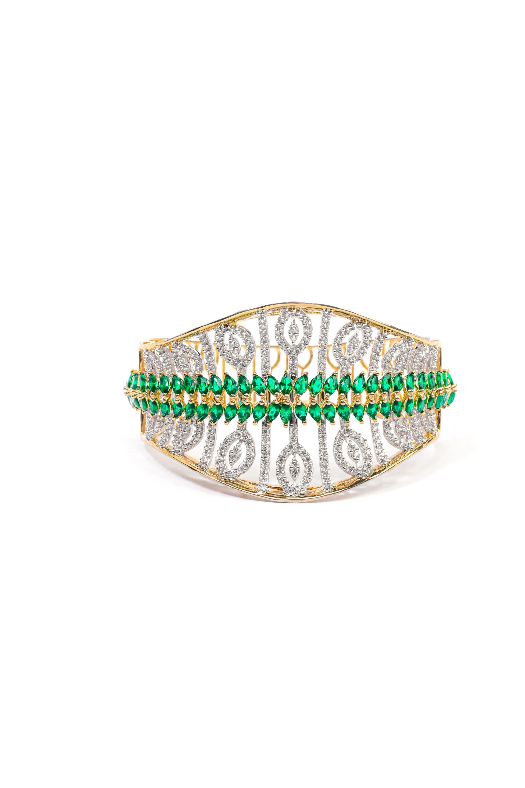 Emerald Bloom Cuff
