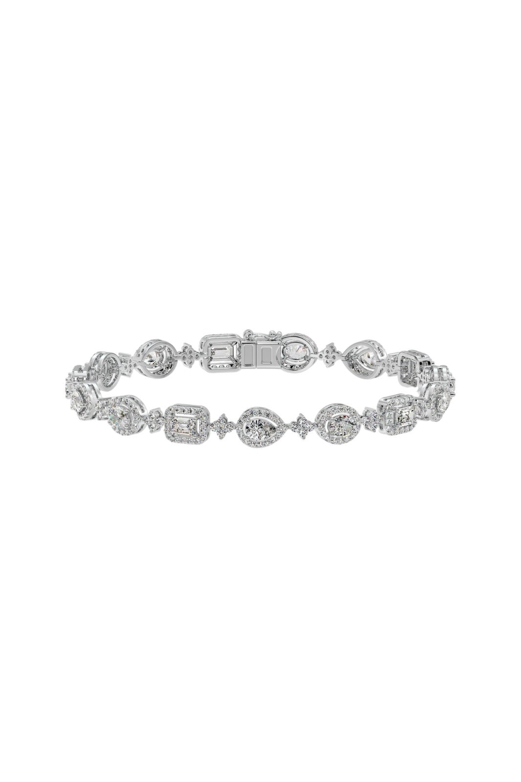 Diamond Halo Bracelet