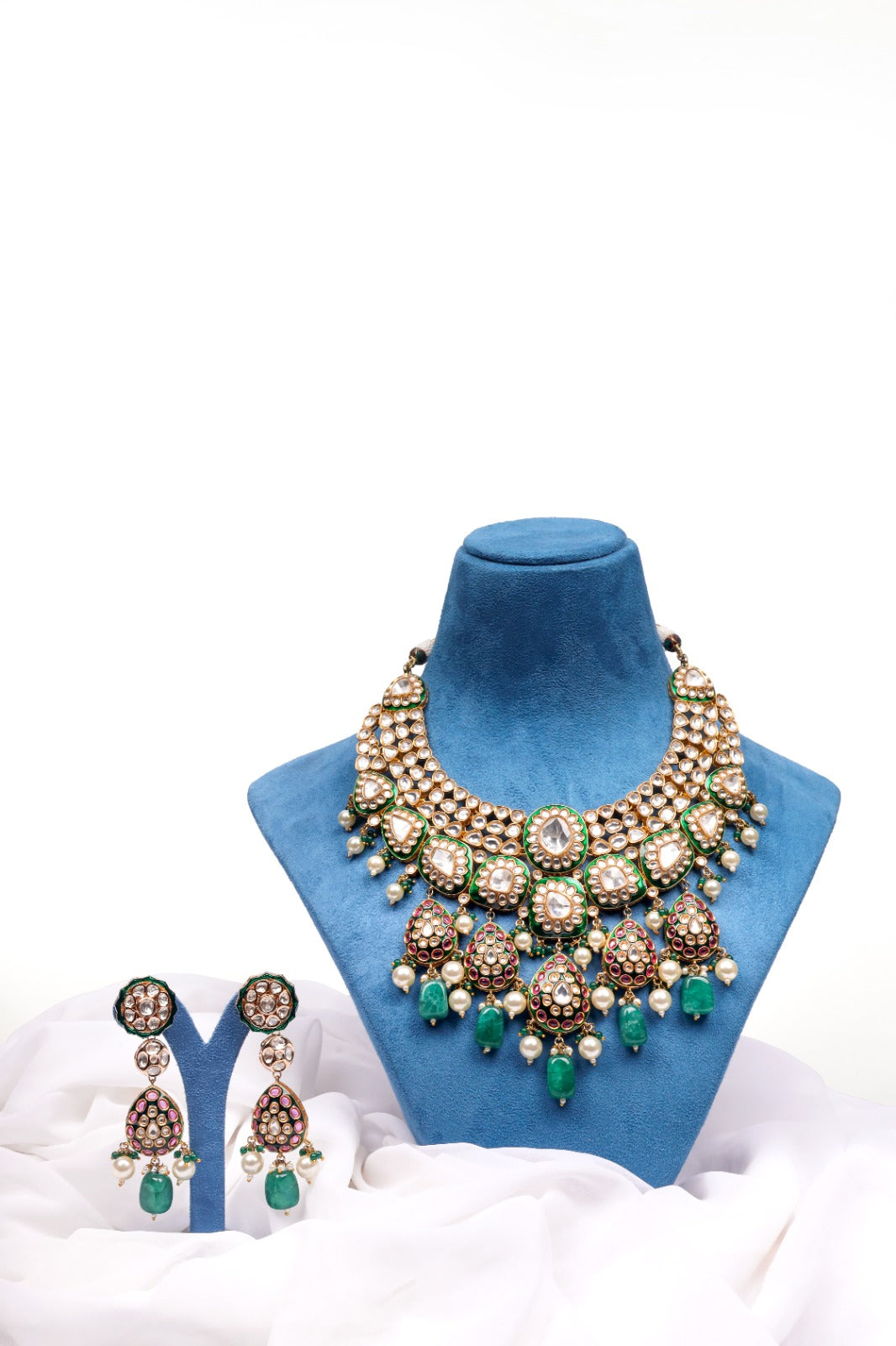 Blossom Maharani Necklace & Earrings