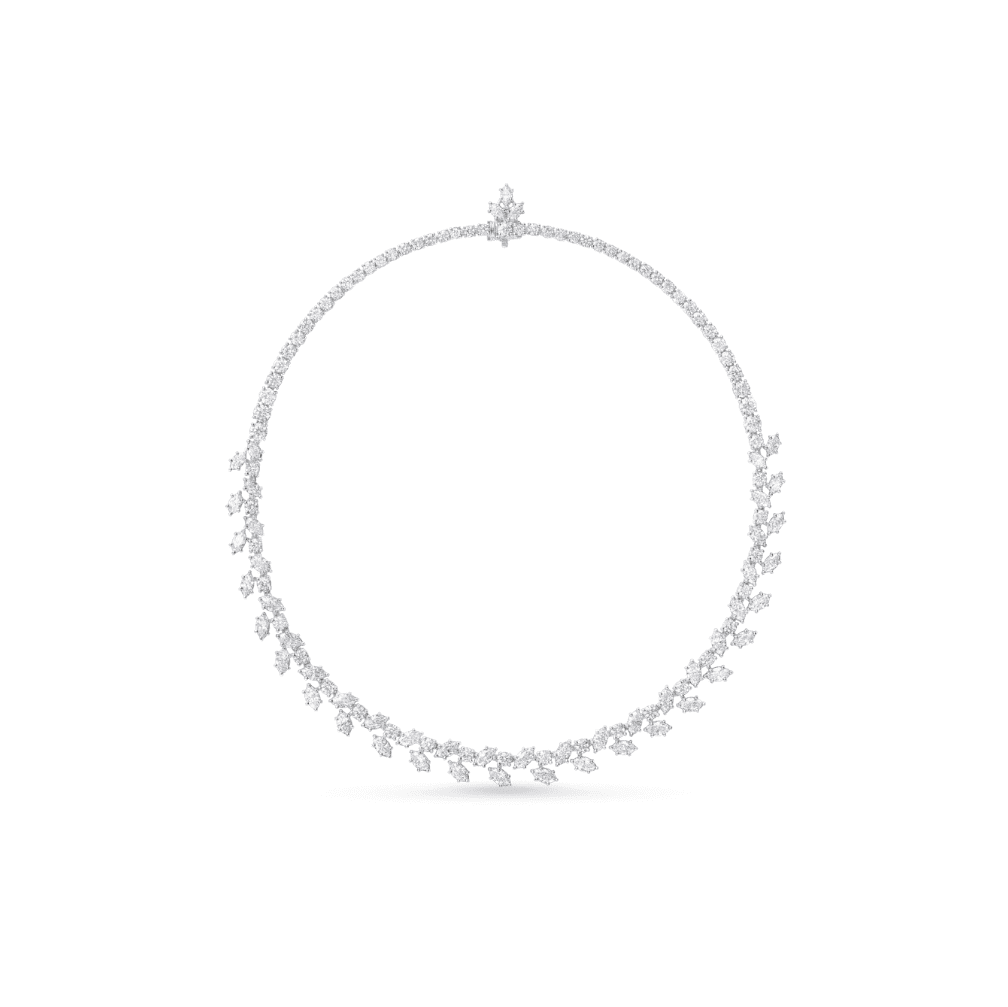 Winston Cluster Diamond Necklace - House of ANJewels