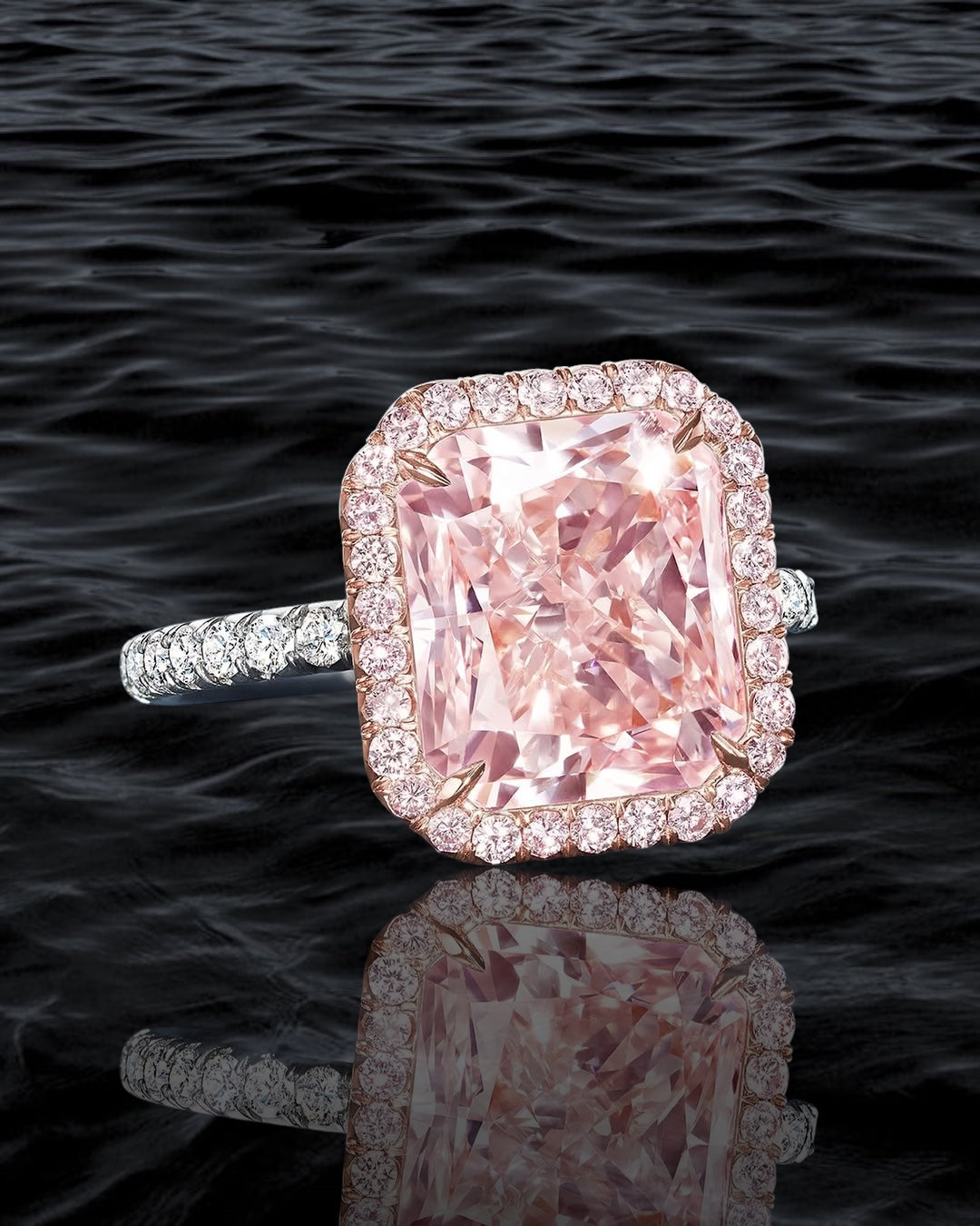 Aurora Pink Radiant Ring