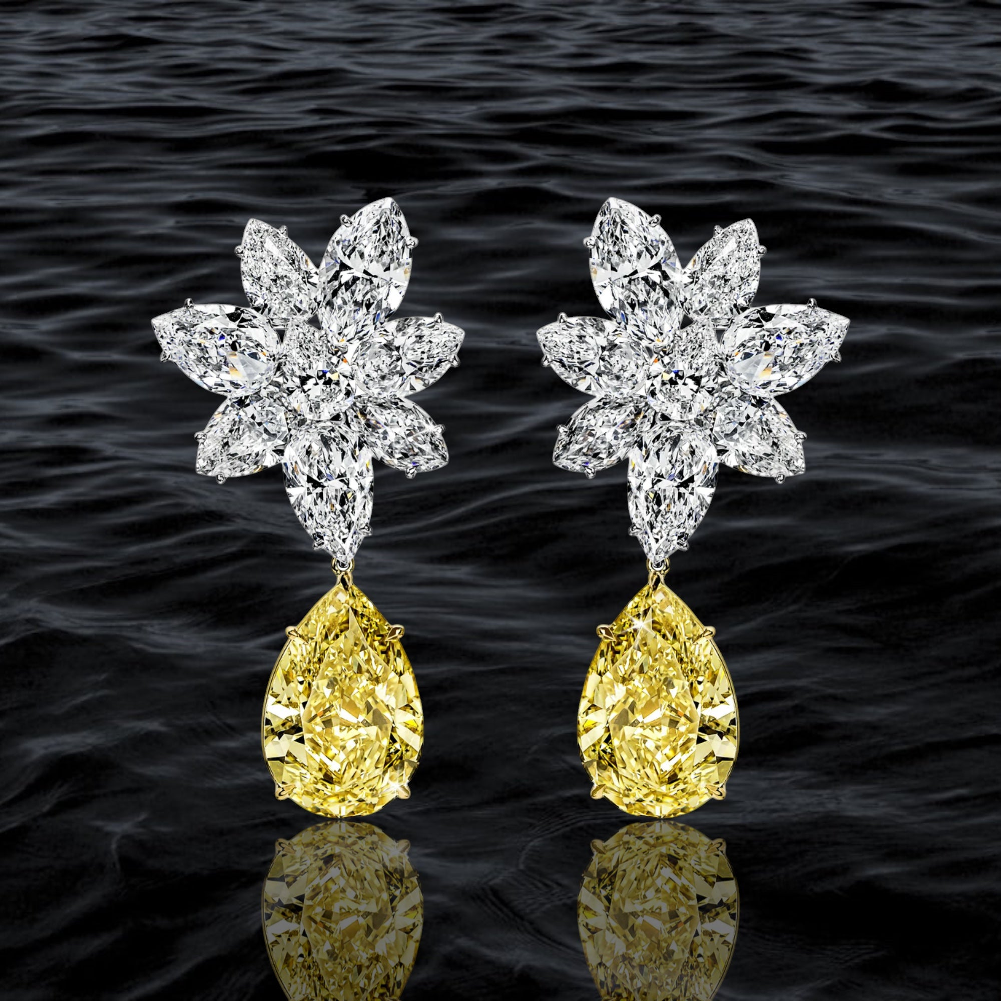 Aurora Marquise Drop Earrings