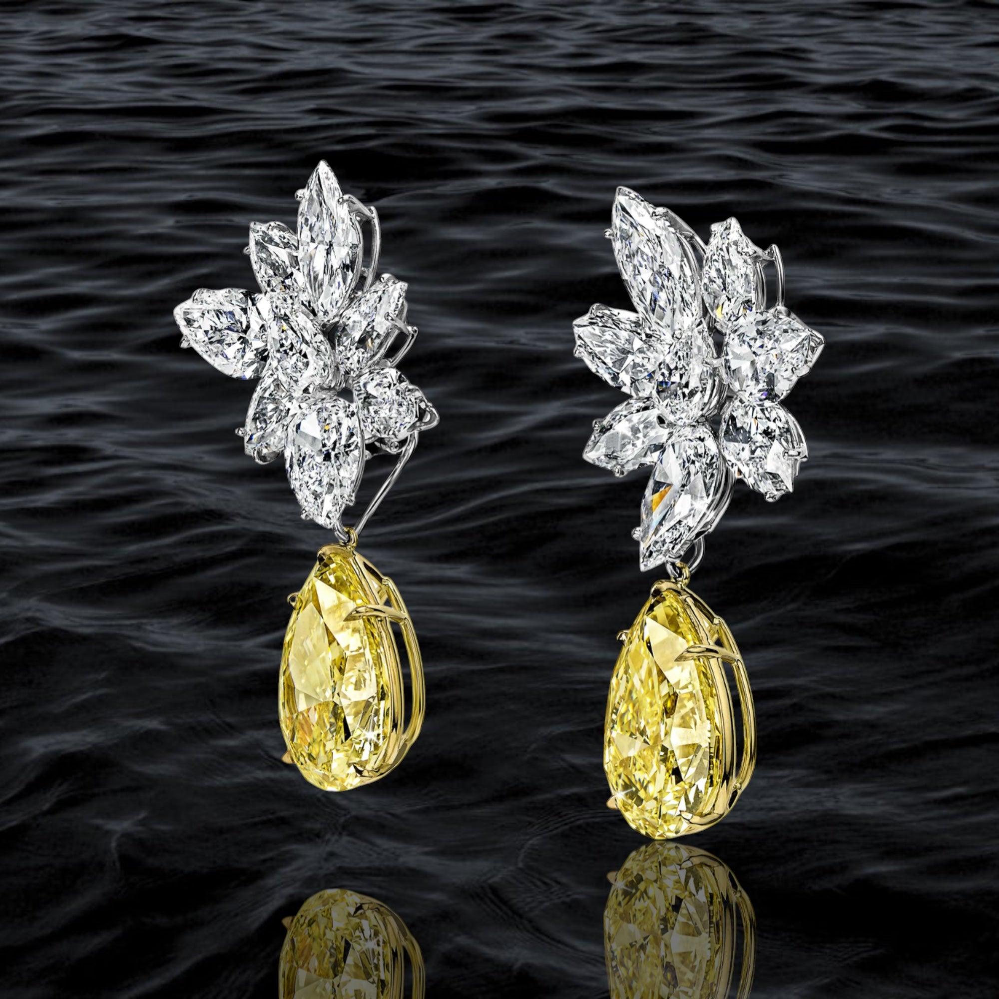 Aurora Marquise Drop Earrings