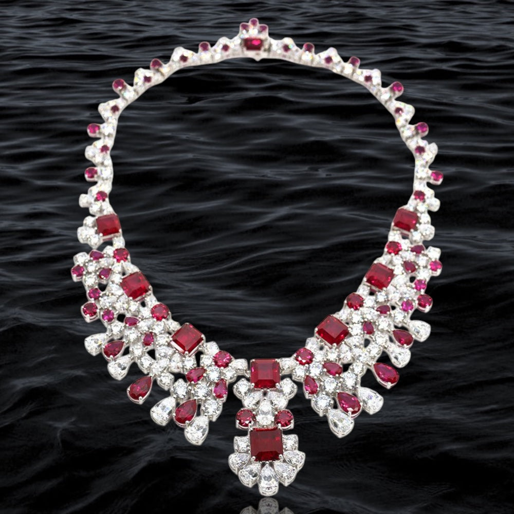 Regal Ruby Majestic Necklace