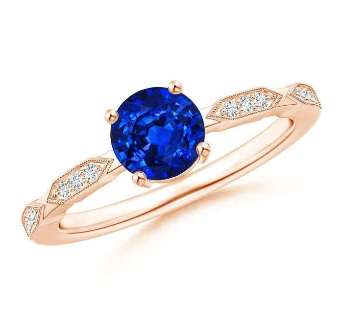 Blue Sapphire and Diamond Ensemble