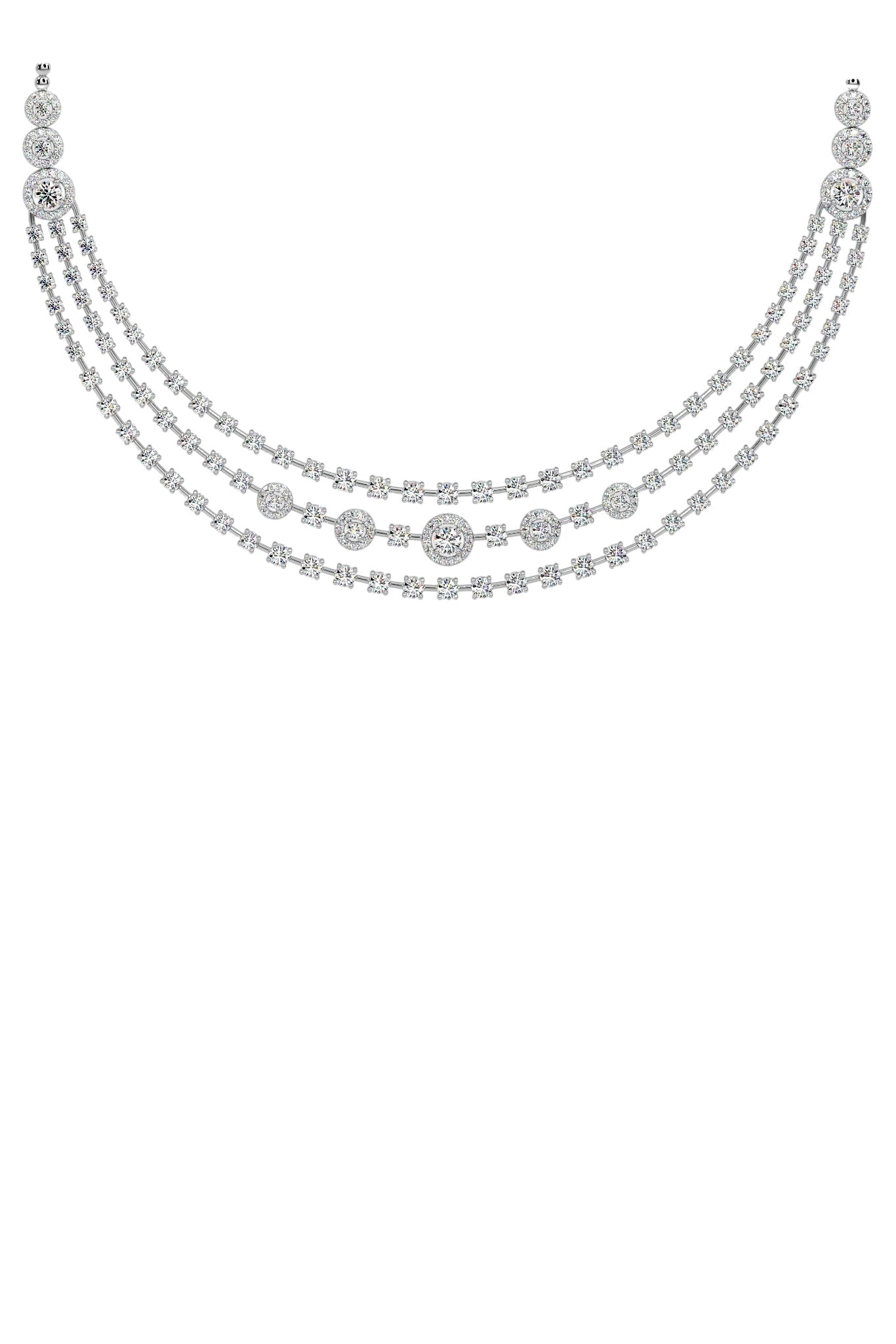 Trinity Halo Necklace