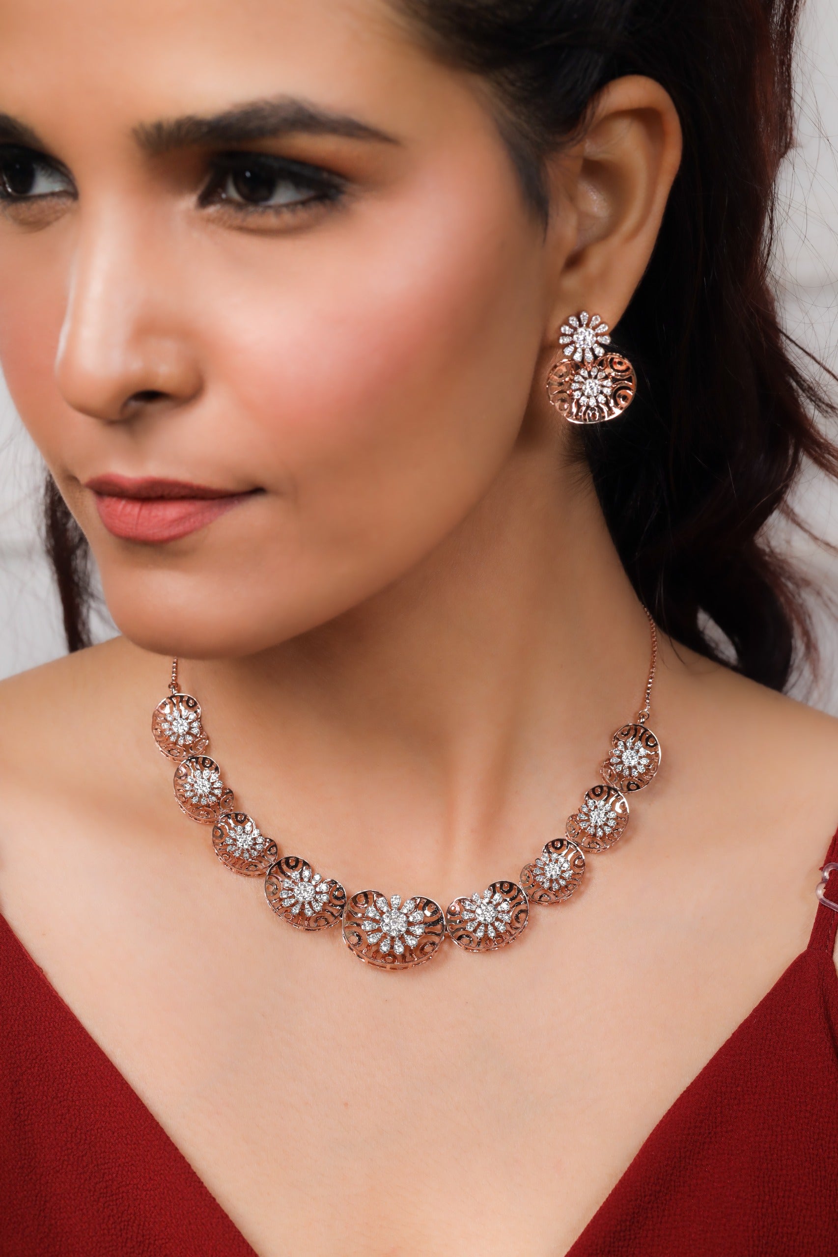 Blushing Bloom Necklace