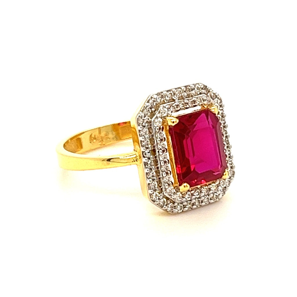 Pink Gemstone Ring