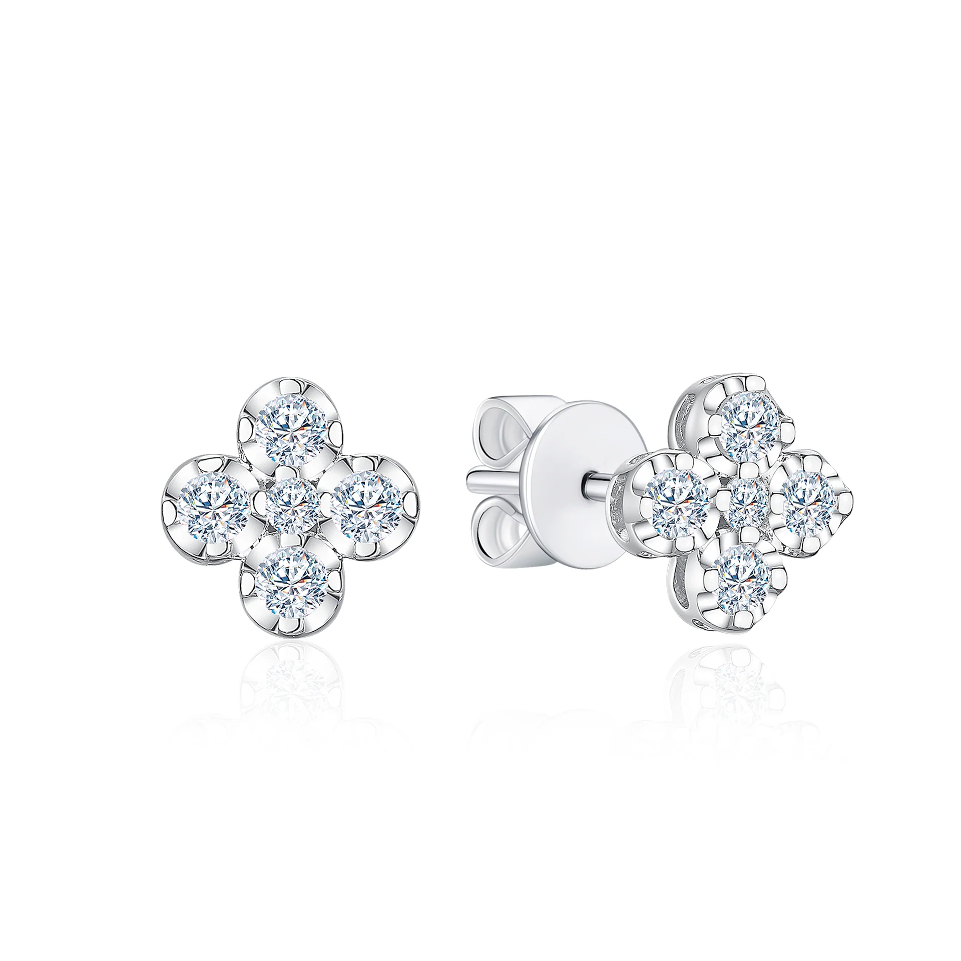 Gemstone Cluster Solitaire Rings