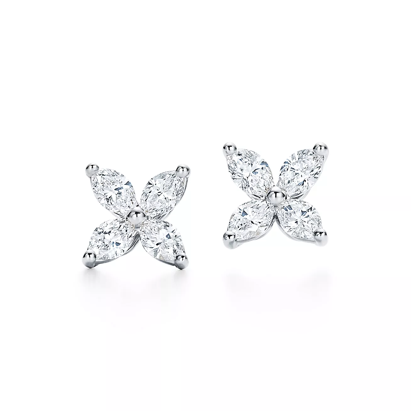 Diamond Petal Studs